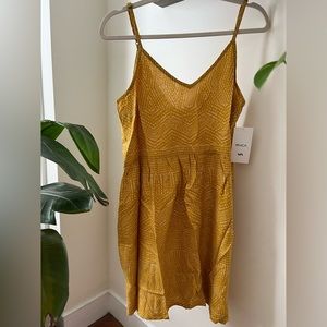 Lulus yellow skater dress